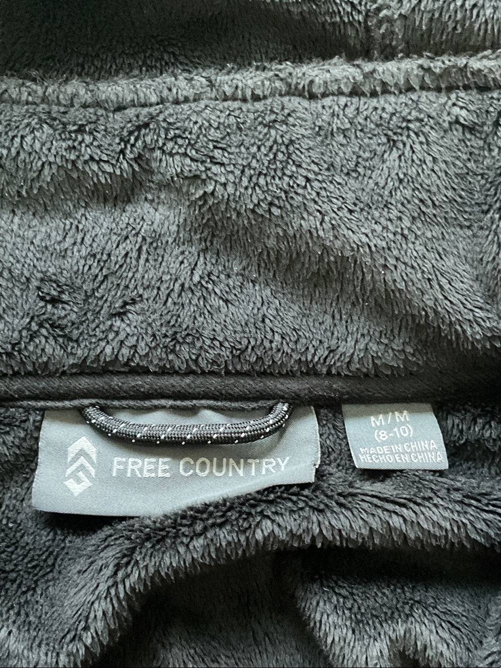 Free Country Black Hooded Utility Jacket with Zip Pockets 0522 - Picture 8 of 11
